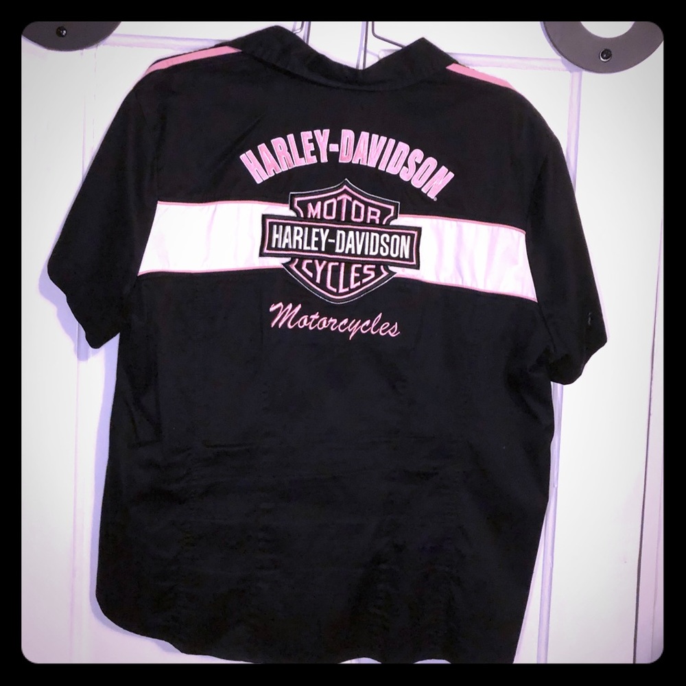 Women’s zip Harley shirt